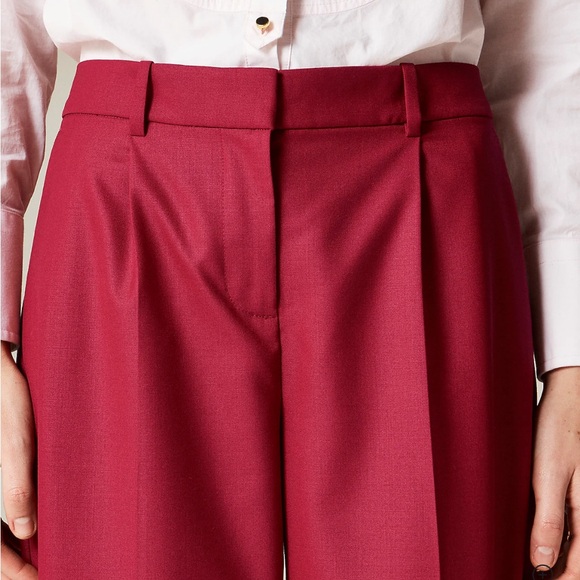 J. Crew Women's Relaxed-fit pleated pant in wool blend - Picture 2 of 6